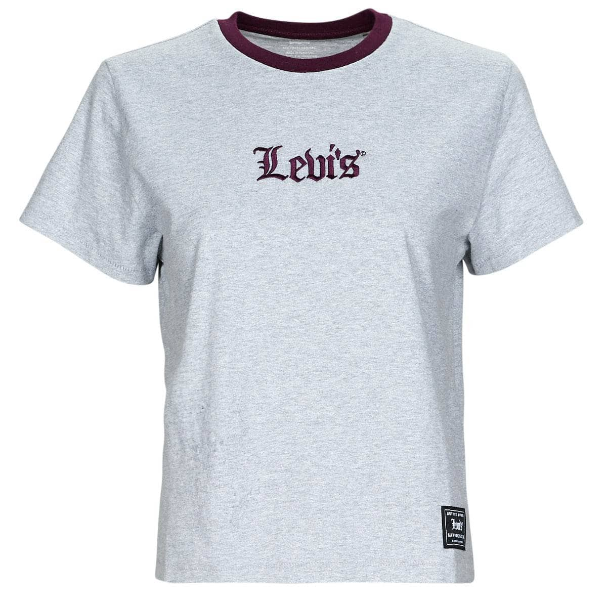 T-shirt Donna Levis  GRAPHIC CLASSIC TEE  Grigio