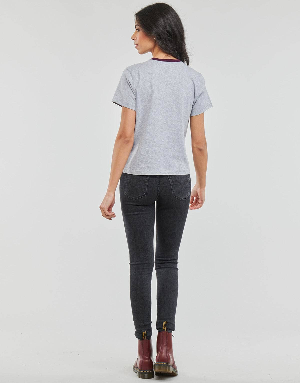 T-shirt Donna Levis  GRAPHIC CLASSIC TEE  Grigio