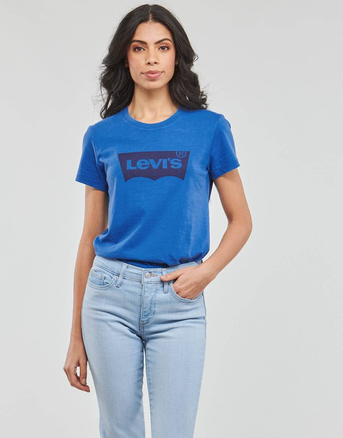 T-shirt Donna Levis  THE PERFECT TEE  Blu