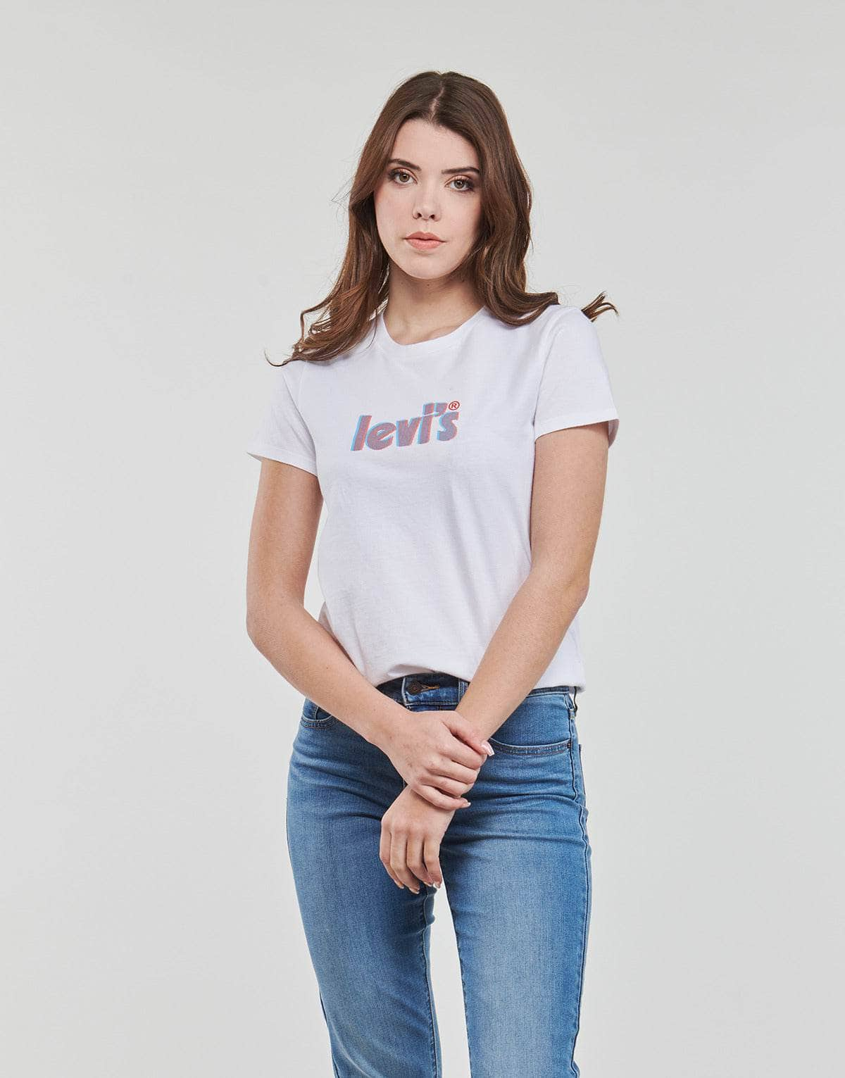 T-shirt Donna Levis  THE PERFECT TEE  Bianco