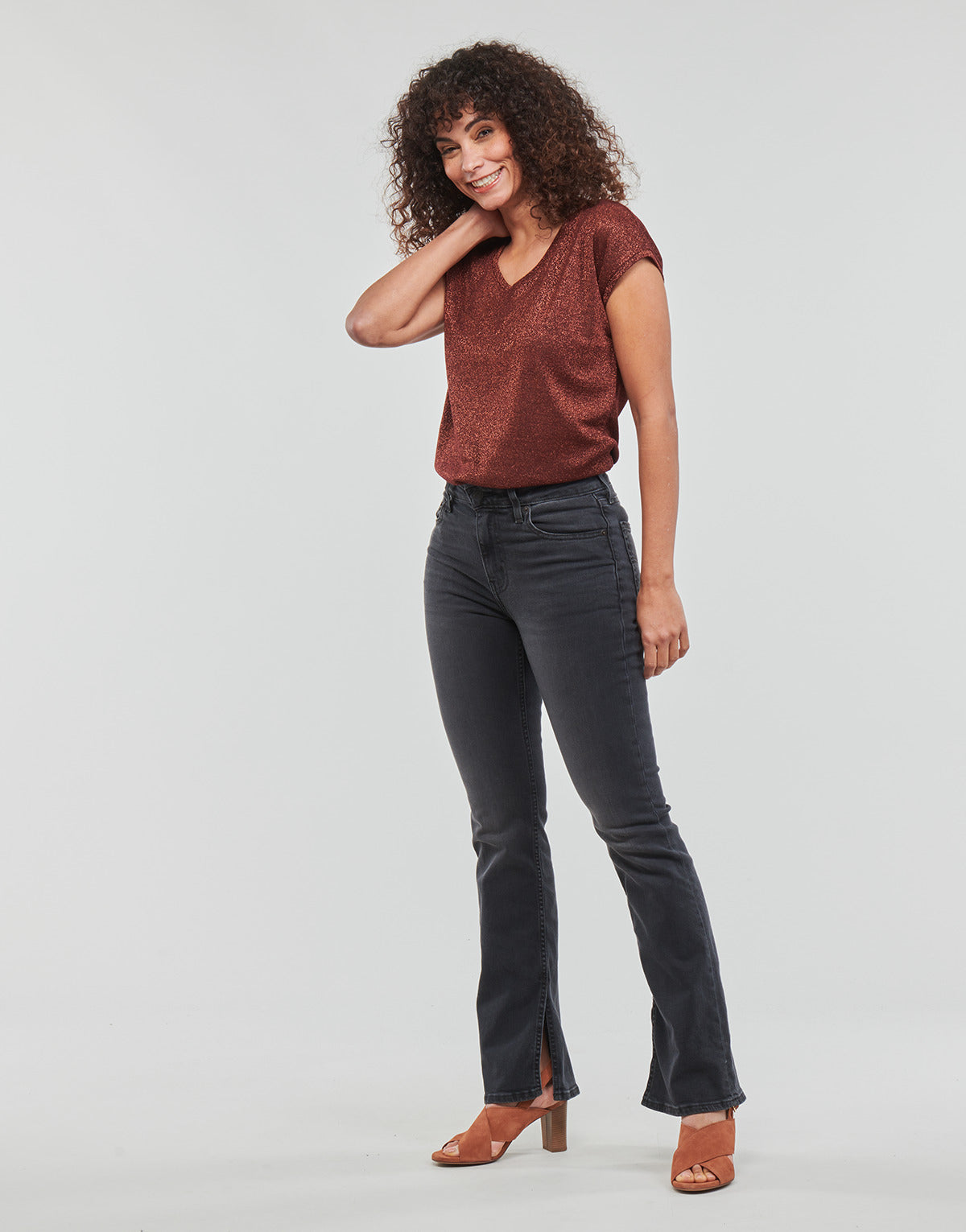 Jeans Bootcut Donna Levis  725 HR SLIT BOOTCUT  Grigio