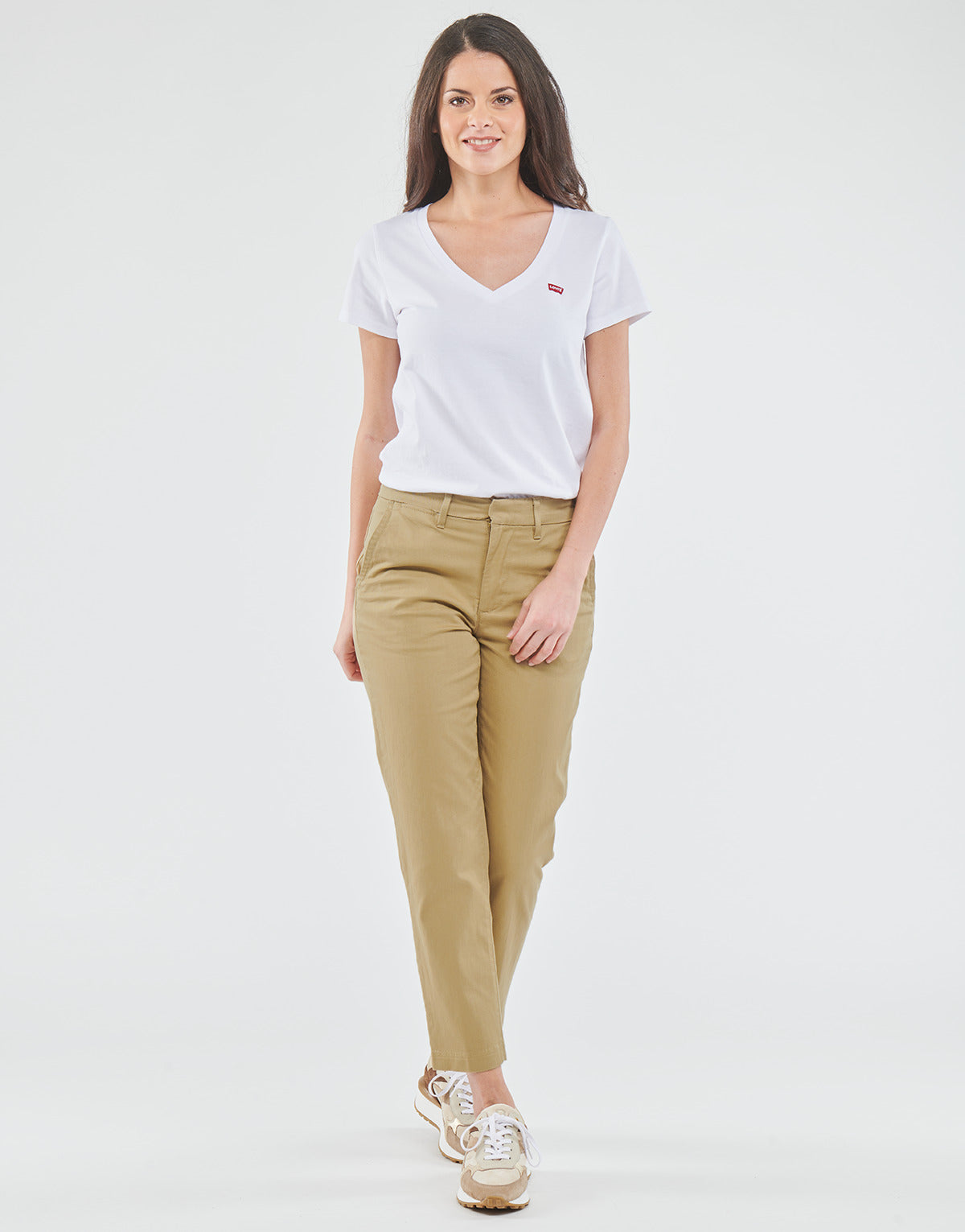 Pantalone Chino Donna Levis  ESSENTIAL CHINO  Beige