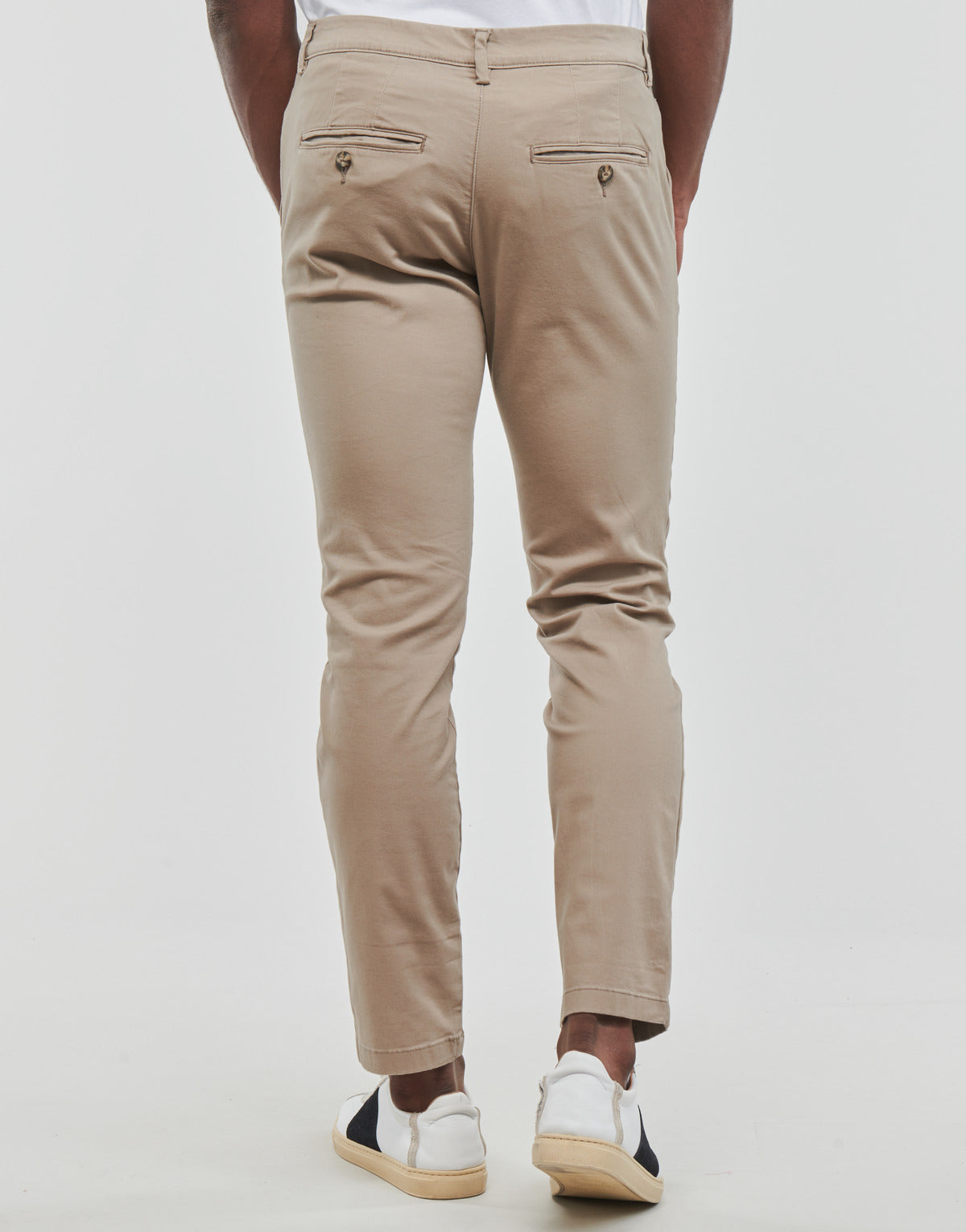 Pantalone Chino Uomo Selected  SLHSLIM-NEW MILES 175 FLEX CHINO  Beige