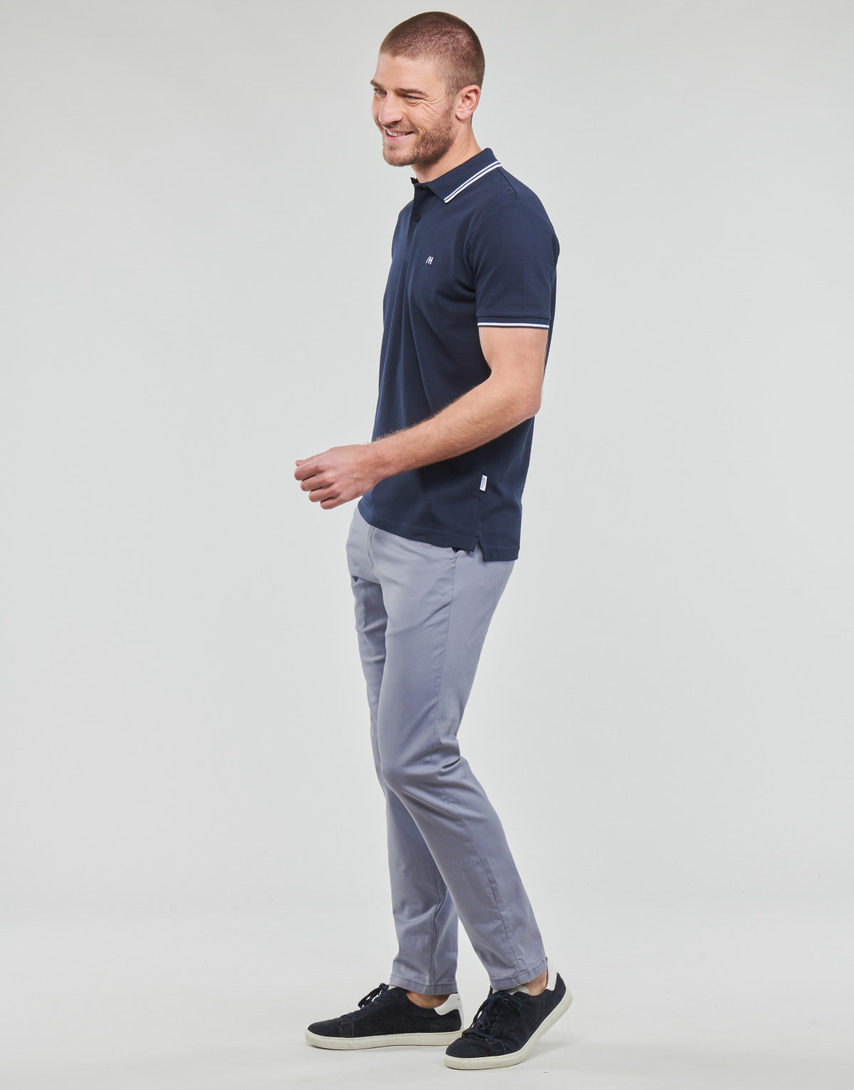 Pantalone Chino Uomo Selected  SLHSLIM-NEW MILES 175 FLEX CHINO  Blu