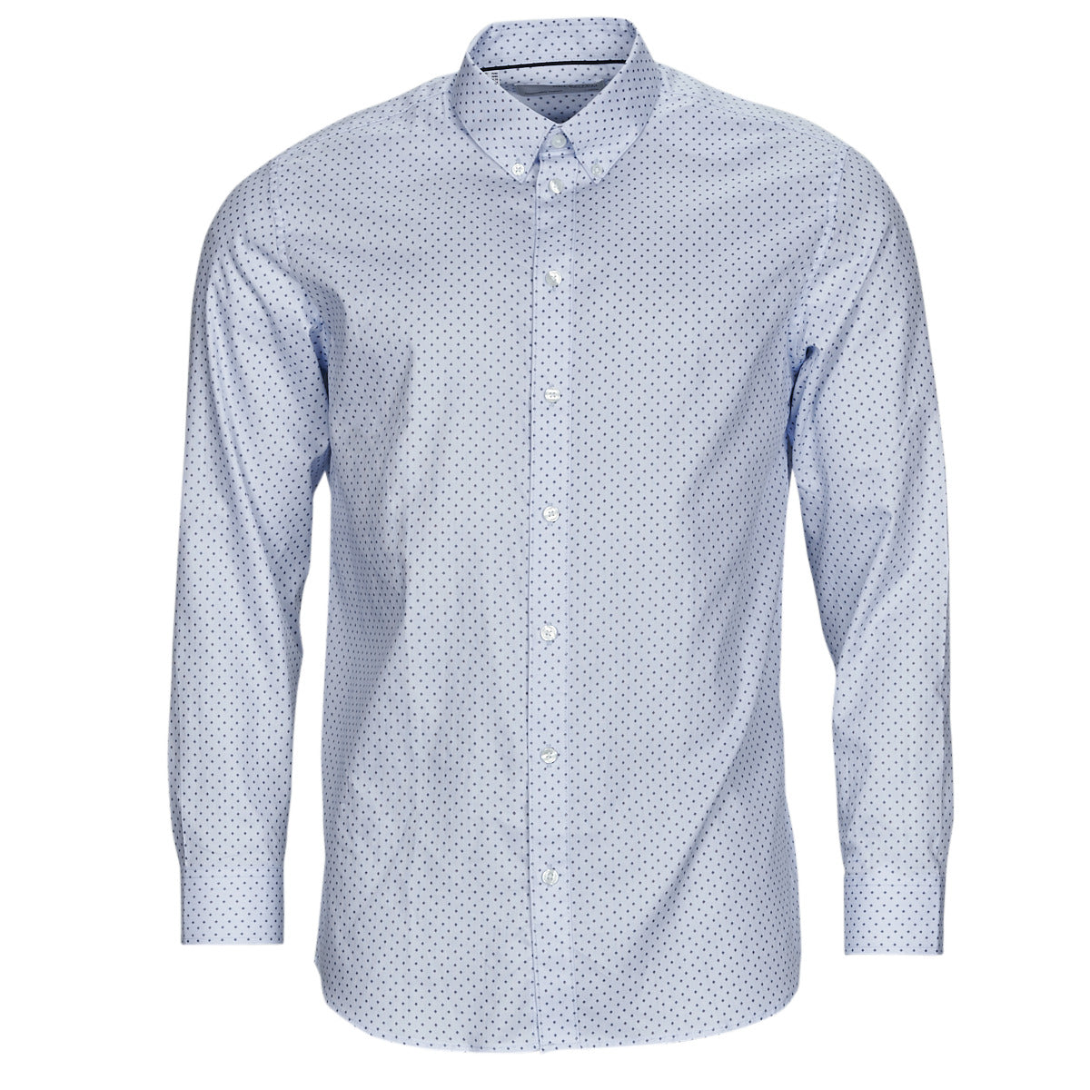 Camicia a maniche lunghe Uomo Selected  ETHAN MICRO MOTIF SLIM FIT  Blu