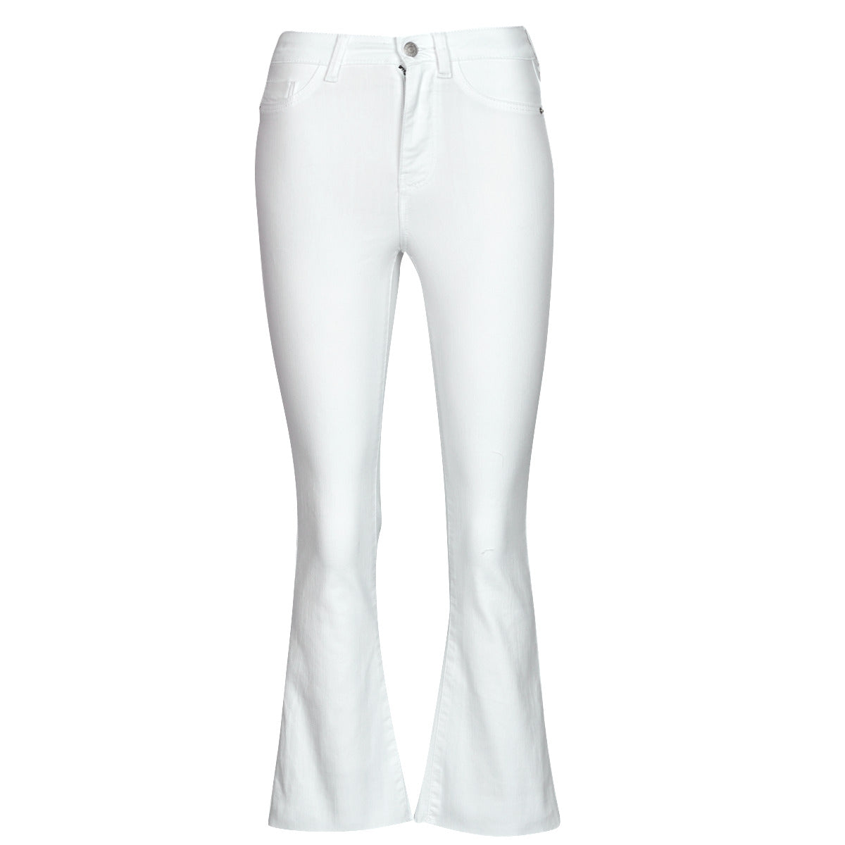 Jeans Flare Donna Noisy May  NMSALLIE HW KICK FLARED JEANS VI163BW S*  Bianco