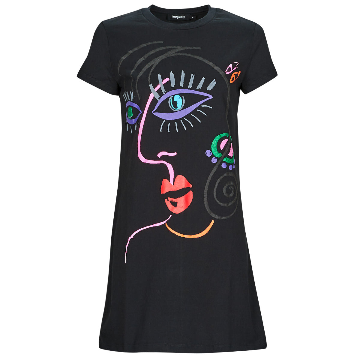 Abito corto Donna Desigual  VEST_MALUA  Nero