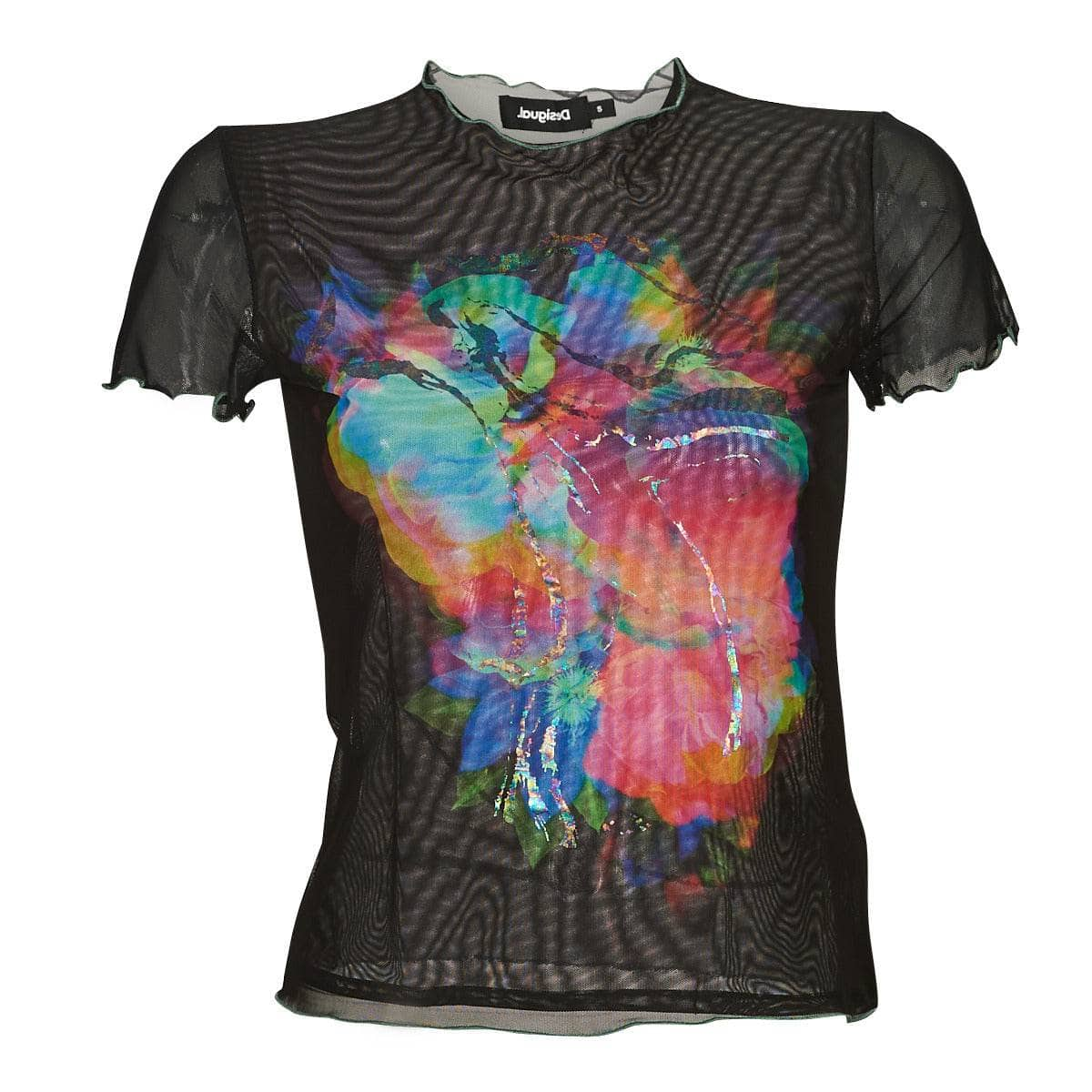 T-shirt Donna Desigual  TS_TULIP  Nero