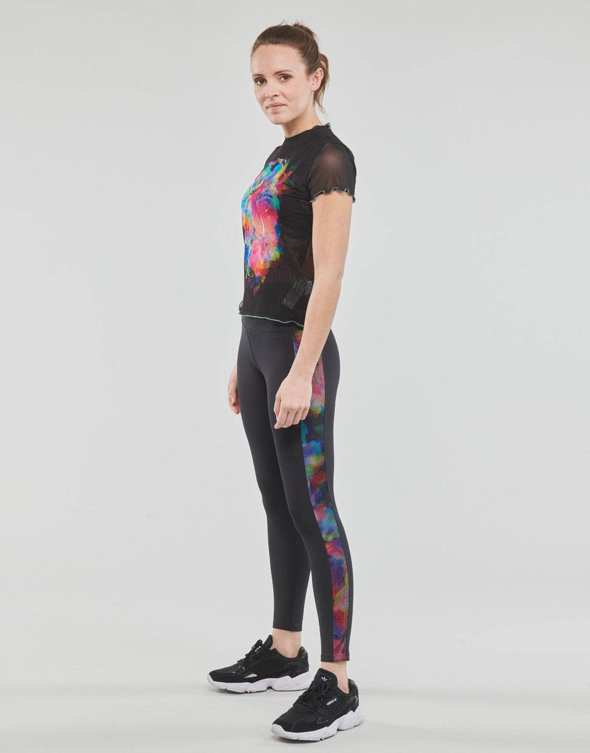 T-shirt Donna Desigual  TS_TULIP  Nero