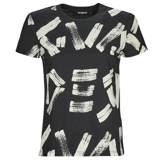 T-shirt Donna Desigual  TS_GLASGOW  Nero