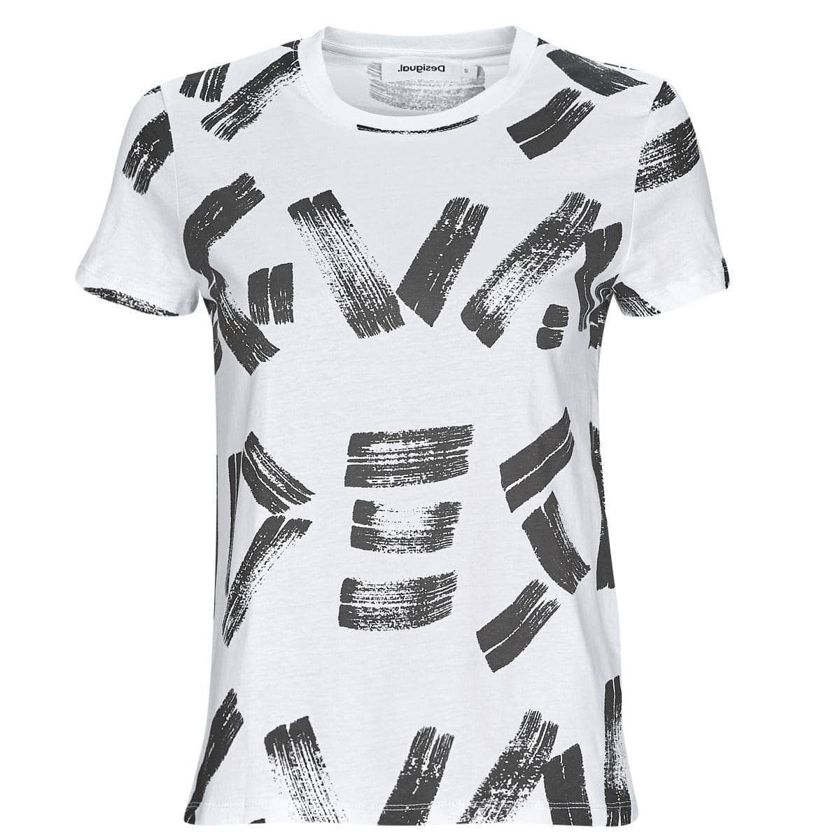 T-shirt Donna Desigual  TS_GLASGOW  Bianco