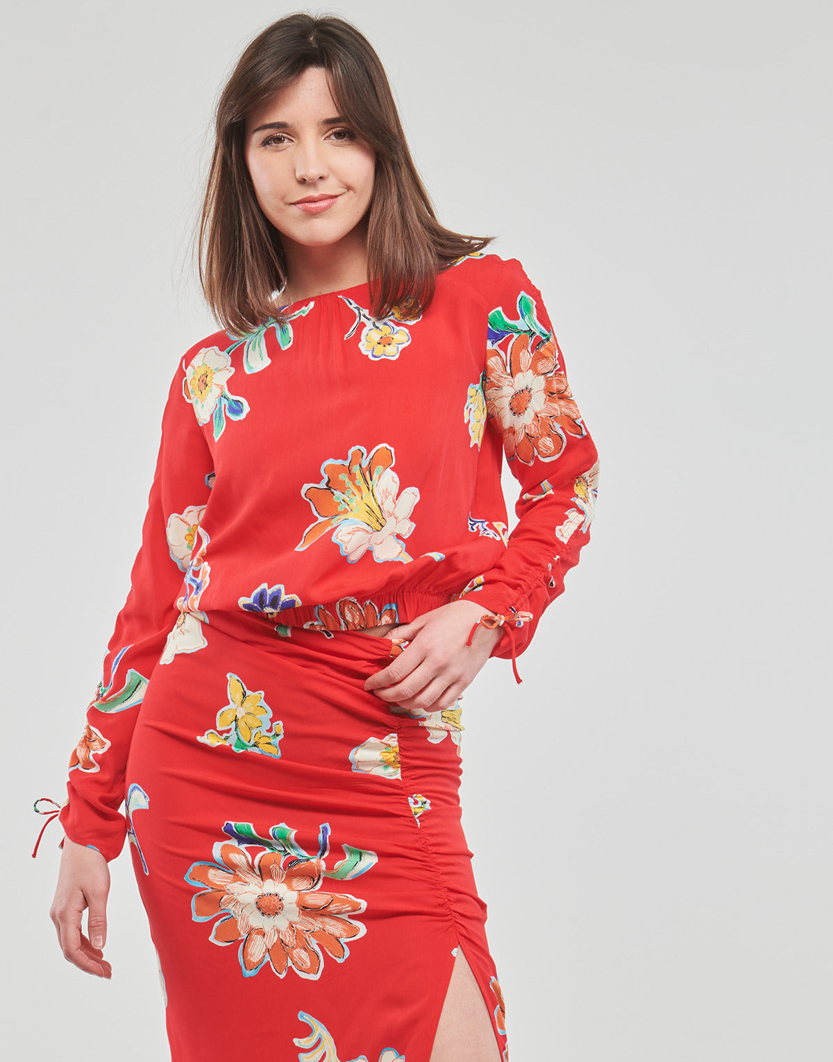 Camicetta Donna Desigual  BLUS_LANDI  Rosso