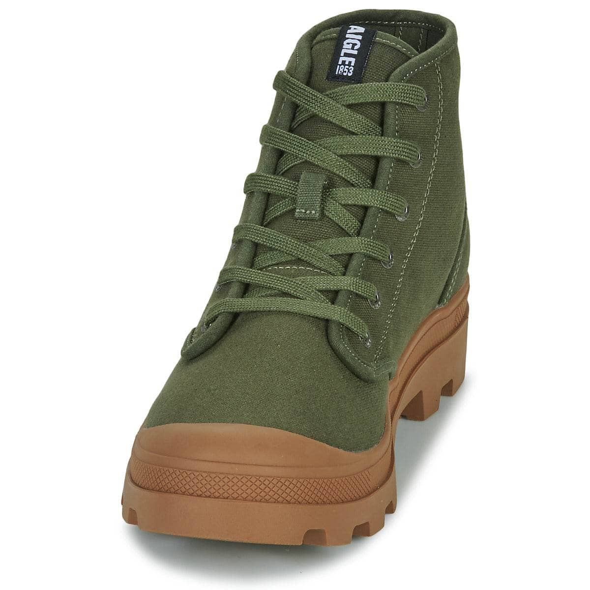 Sneakers alte Uomo Aigle  TENERE CANVAS  Kaki