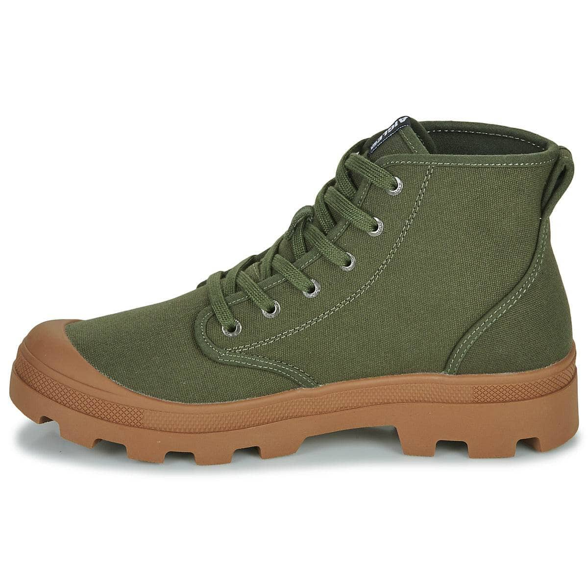 Sneakers alte Uomo Aigle  TENERE CANVAS  Kaki