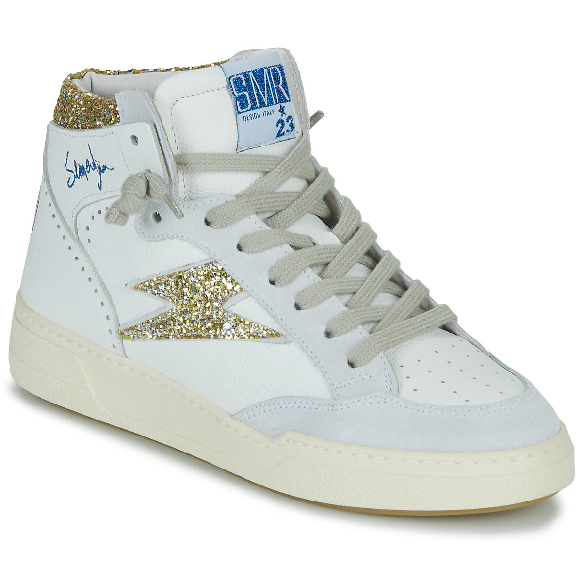 Sneakers alte Donna Semerdjian  BRAGA-9492  Bianco