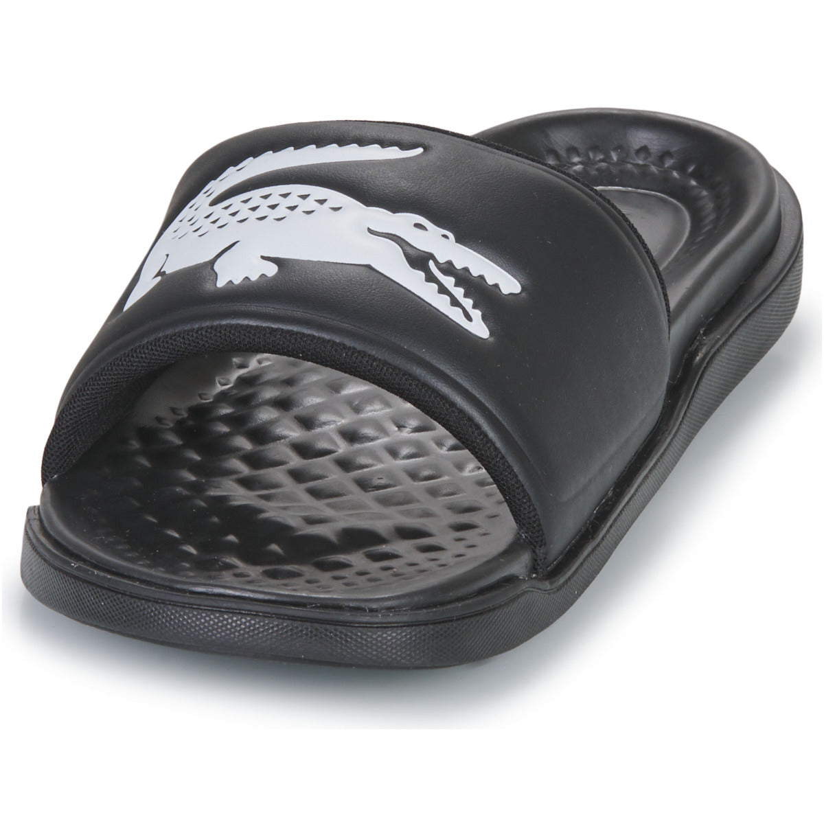 ciabatte Uomo Lacoste  CROCO SLIDE  Nero