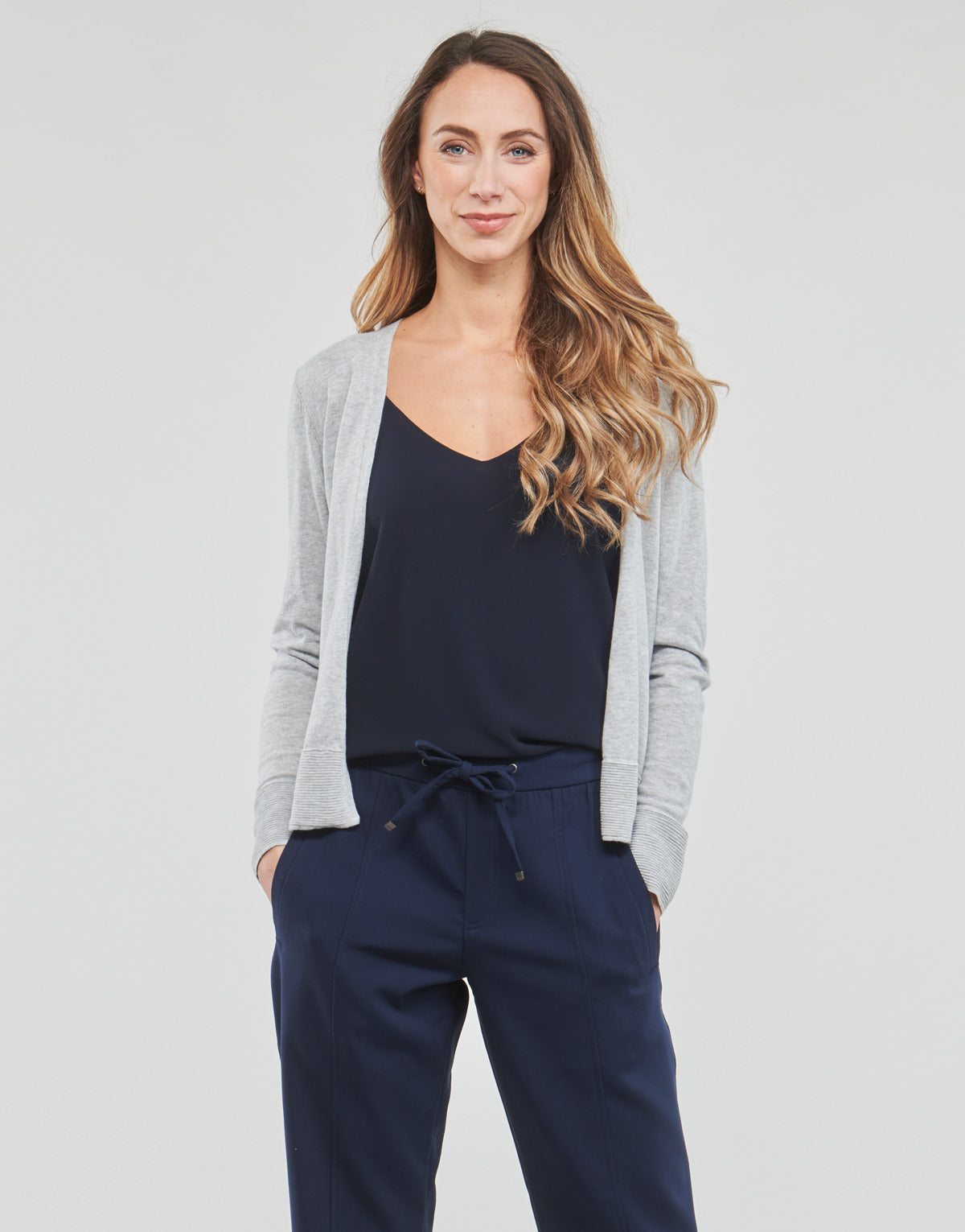 Gilet / Cardigan Donna Esprit  cardigan open  Grigio