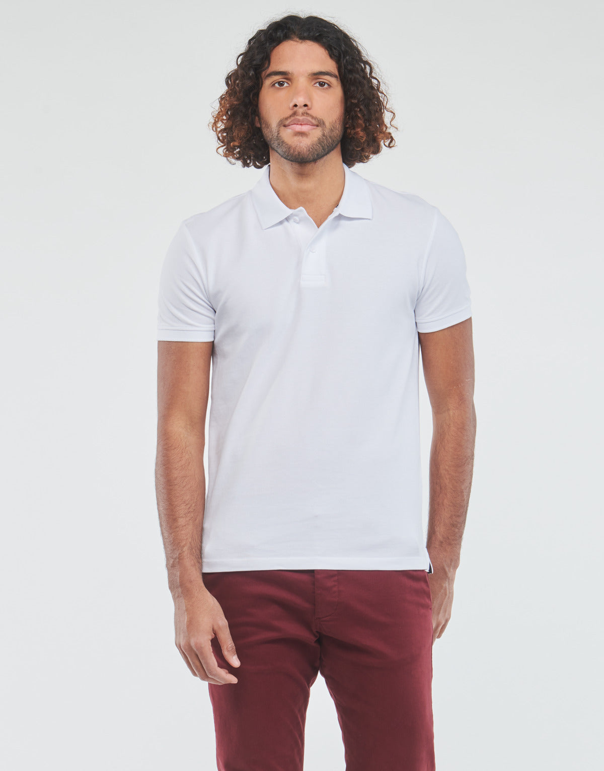 Polo Uomo Esprit  solid po pi  Bianco