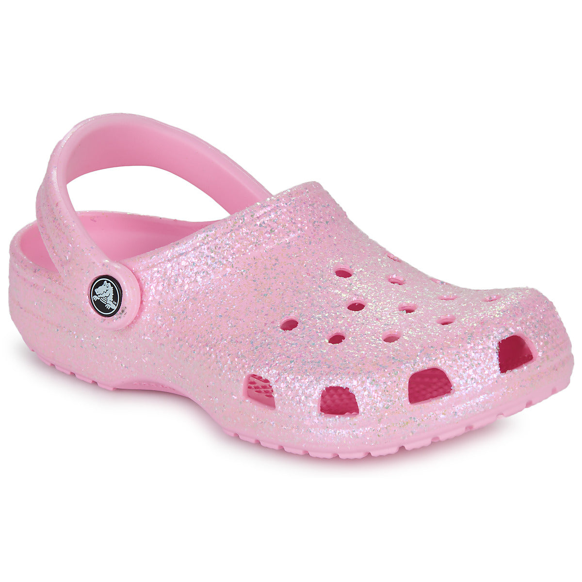 Scarpe bambini ragazza Crocs  Classic Glitter Clog K  Rosa