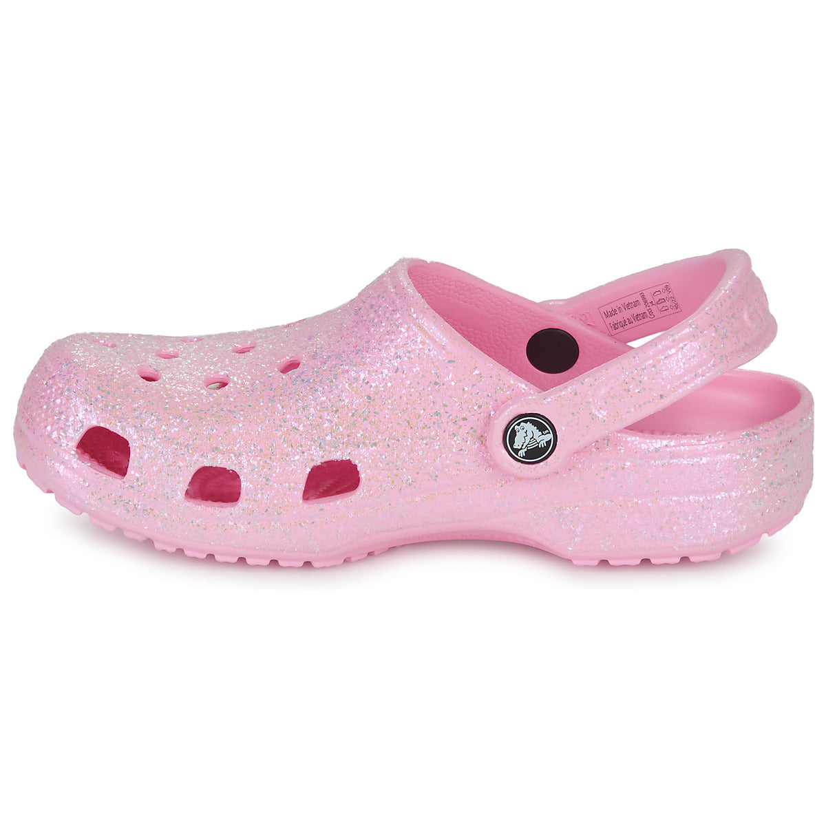 Scarpe bambini ragazza Crocs  Classic Glitter Clog K  Rosa