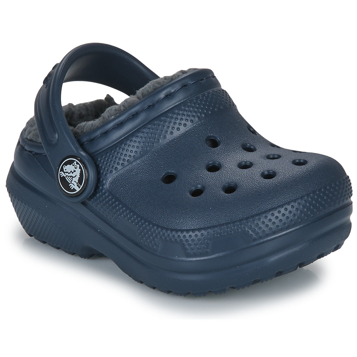 Scarpe bambini ragazza Crocs  Classic Lined Clog T  Marine