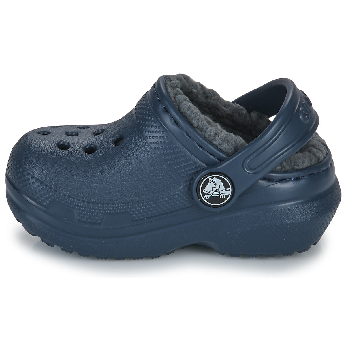 Scarpe bambini ragazza Crocs  Classic Lined Clog T  Marine