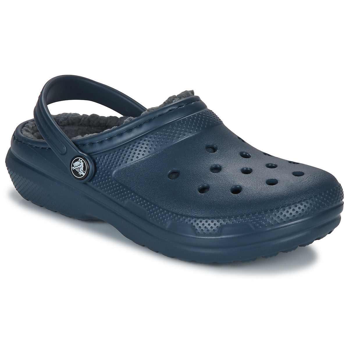 Scarpe bambini ragazzo Crocs  Classic Lined Clog K  Marine