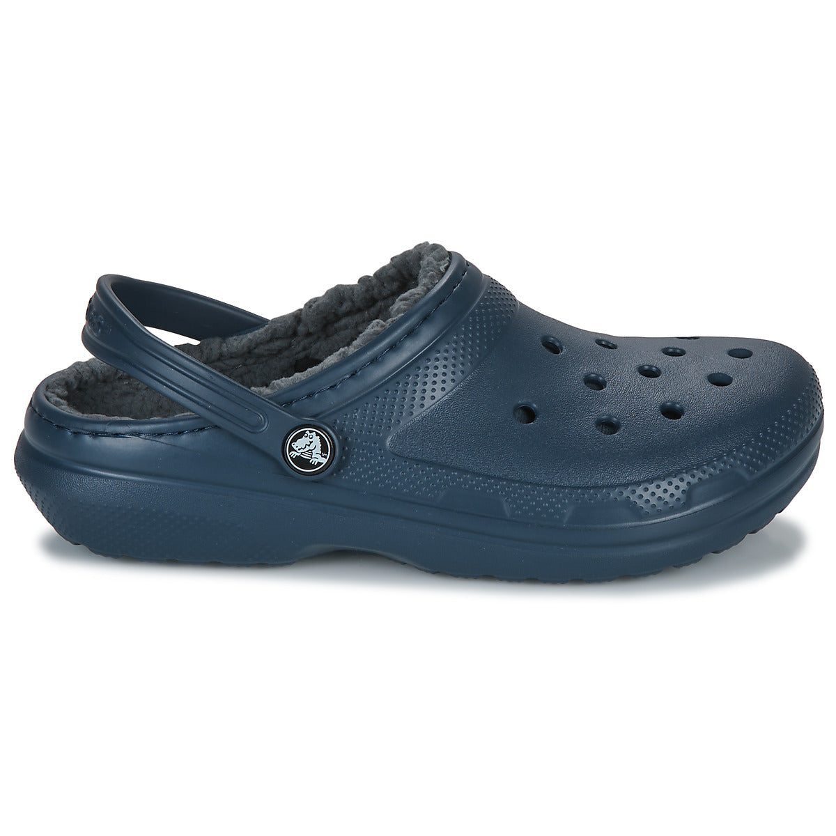 Scarpe bambini ragazzo Crocs  Classic Lined Clog K  Marine