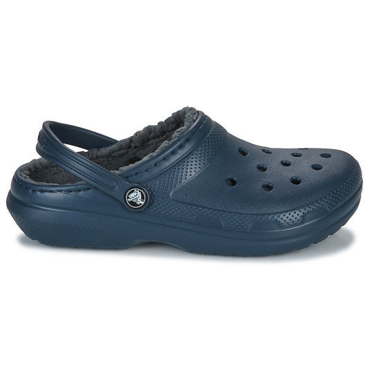 Scarpe bambini ragazzo Crocs  Classic Lined Clog K  Marine