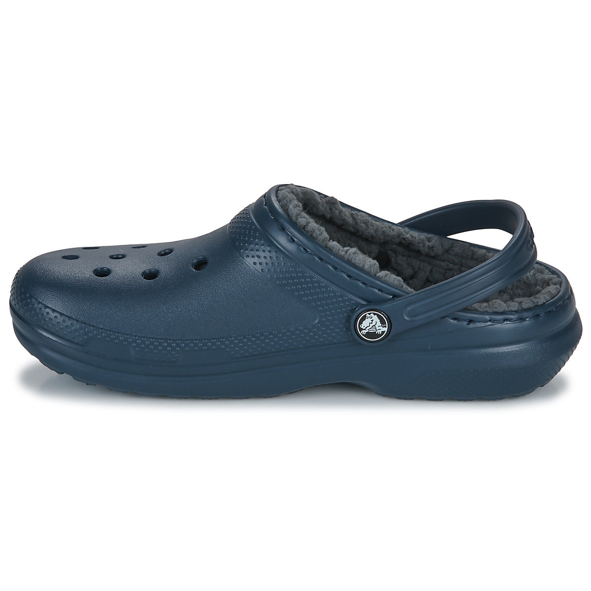 Scarpe bambini ragazzo Crocs  Classic Lined Clog K  Marine