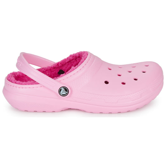 Scarpe bambini ragazza Crocs  Classic Lined Clog K  Rosa