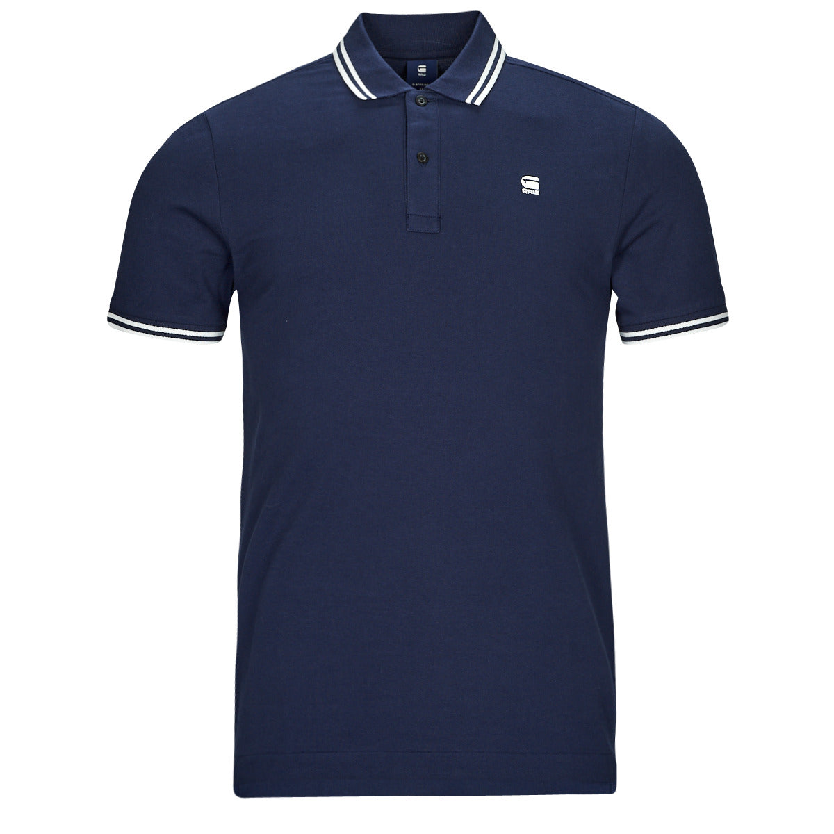 Polo Uomo G-Star Raw  dunda slim stripe polo s\s  Blu