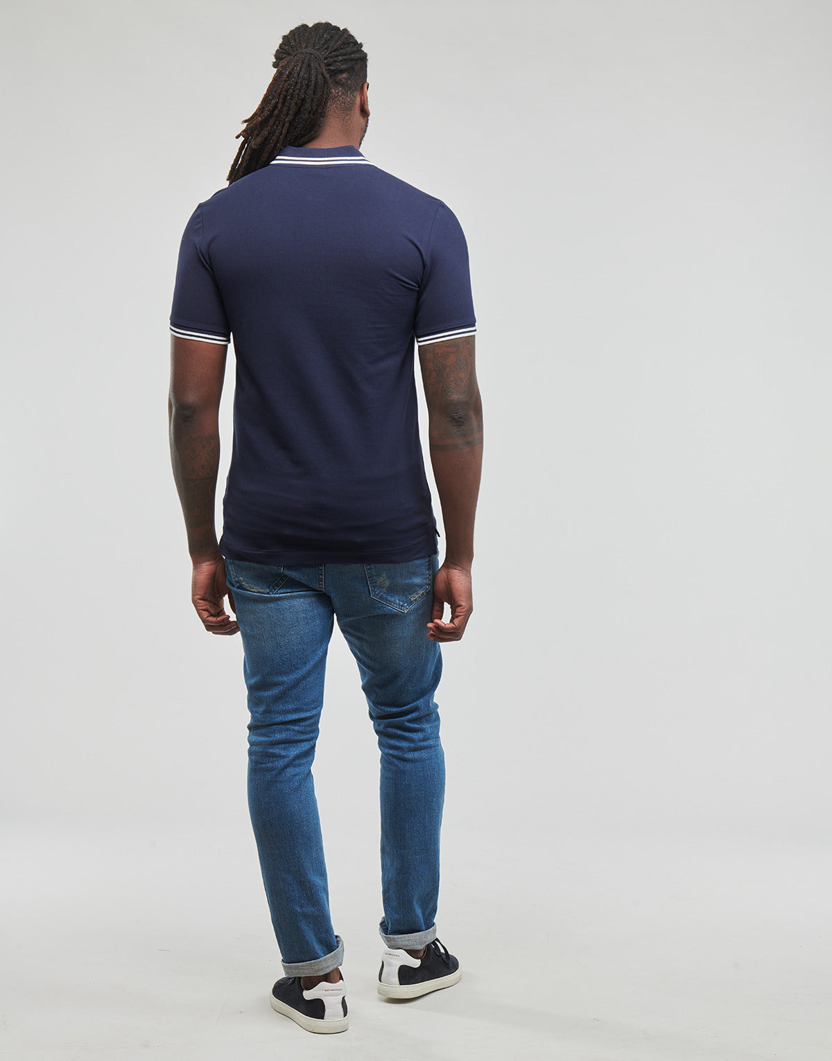 Polo Uomo G-Star Raw  dunda slim stripe polo s\s  Blu