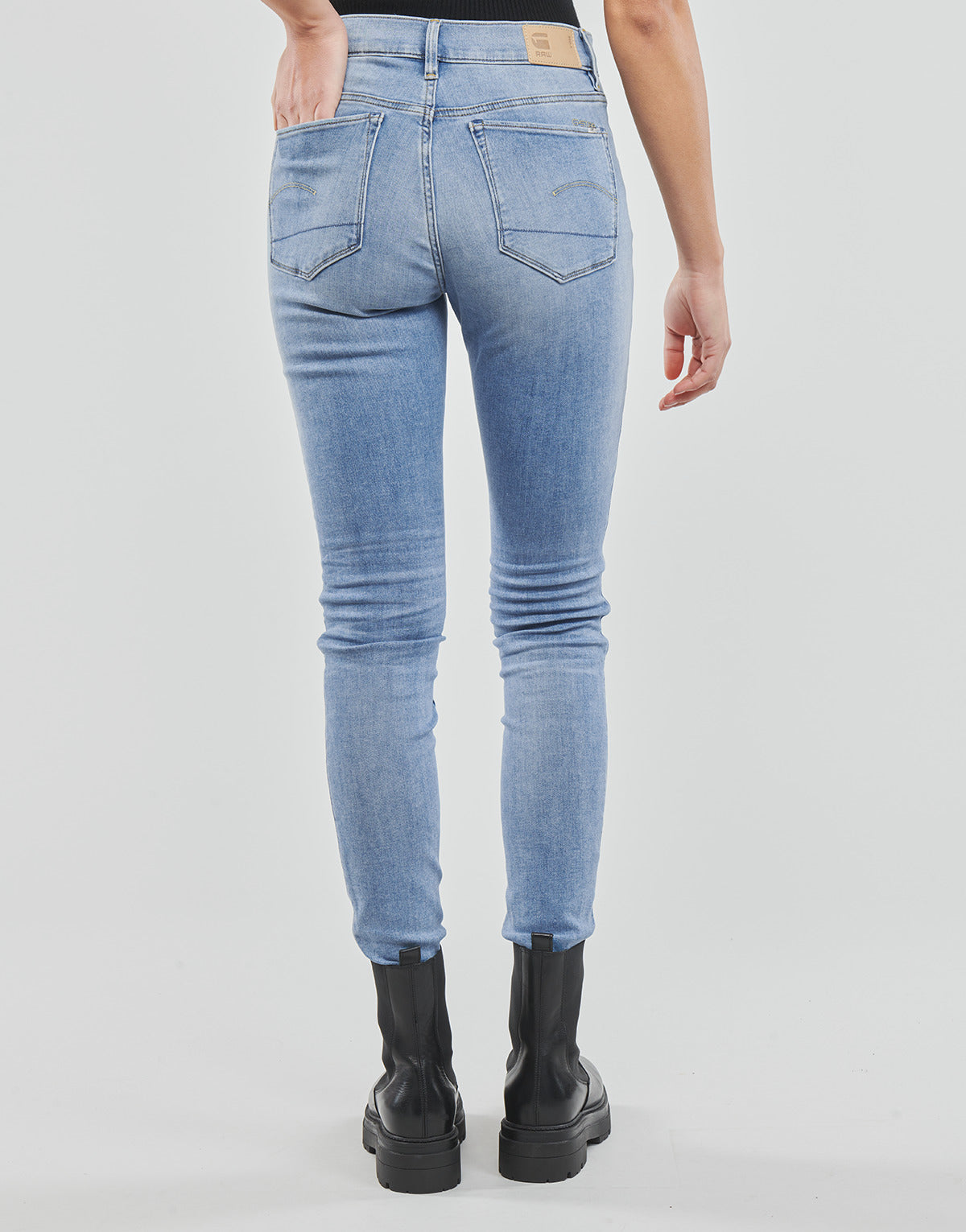 Jeans skynny Donna G-Star Raw  3301 skinny  Blu