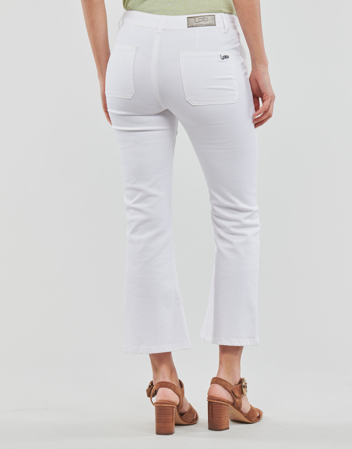 Jeans Flare Donna Les Petites Bombes  FAYE  Bianco