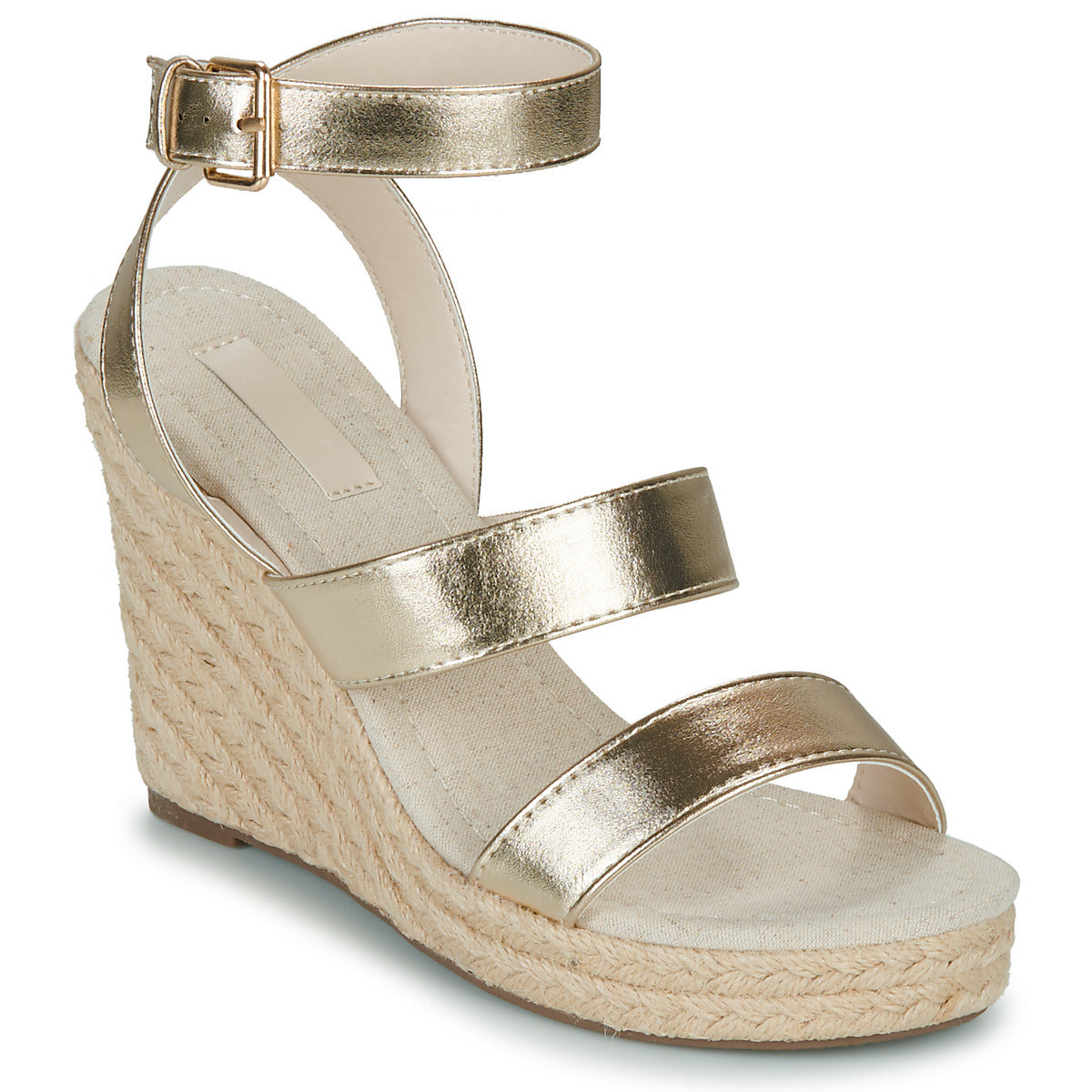 Sandali Donna Only  ONLAMELIA-16 WEDGE SANDAL FOIL  Oro