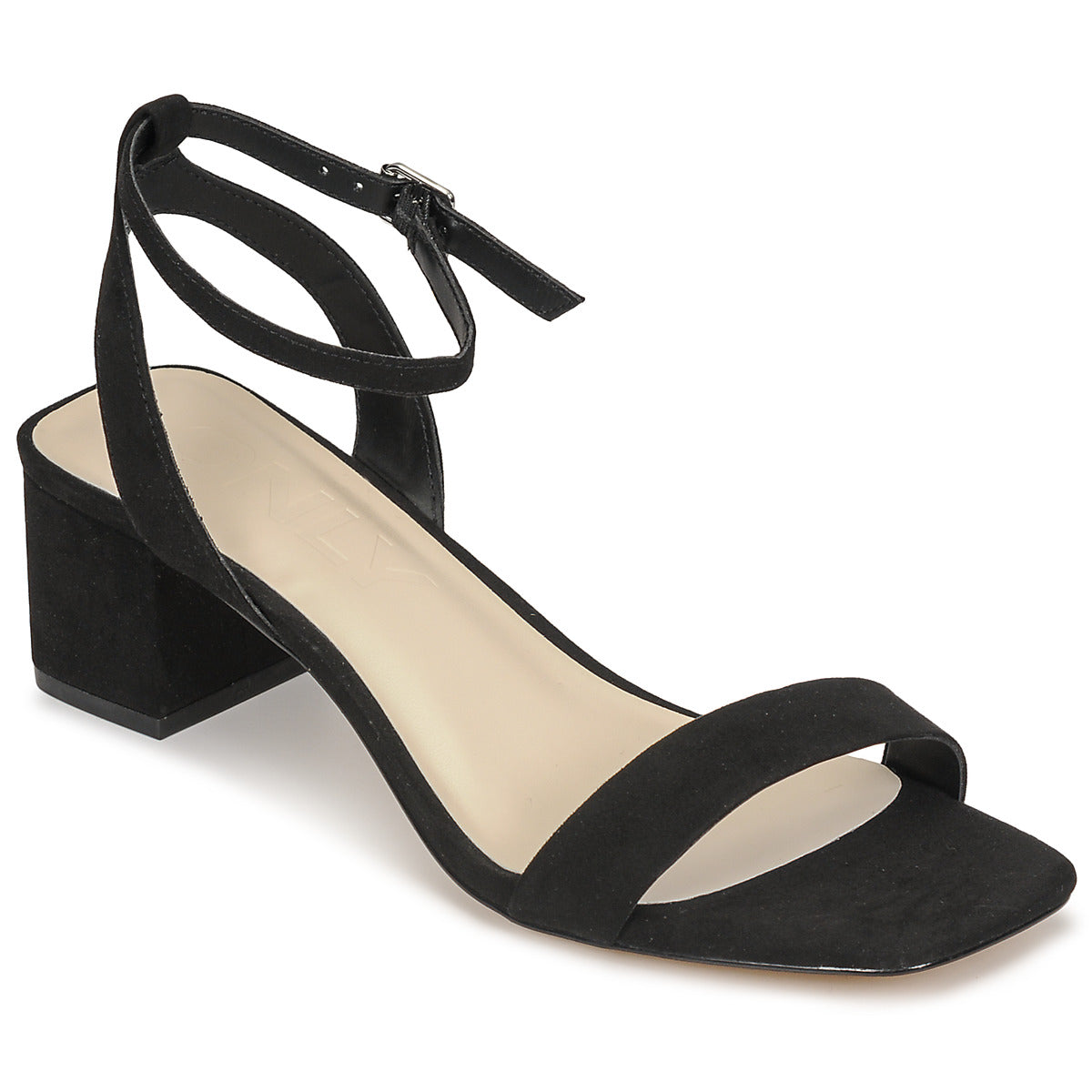 Sandali Donna Only  ONLHANNA- 1 LIFE PU HEELED SANDAL  Nero