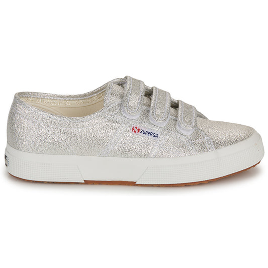 Sneakers basse Donna Superga  2750 LAME STRAP  Argento