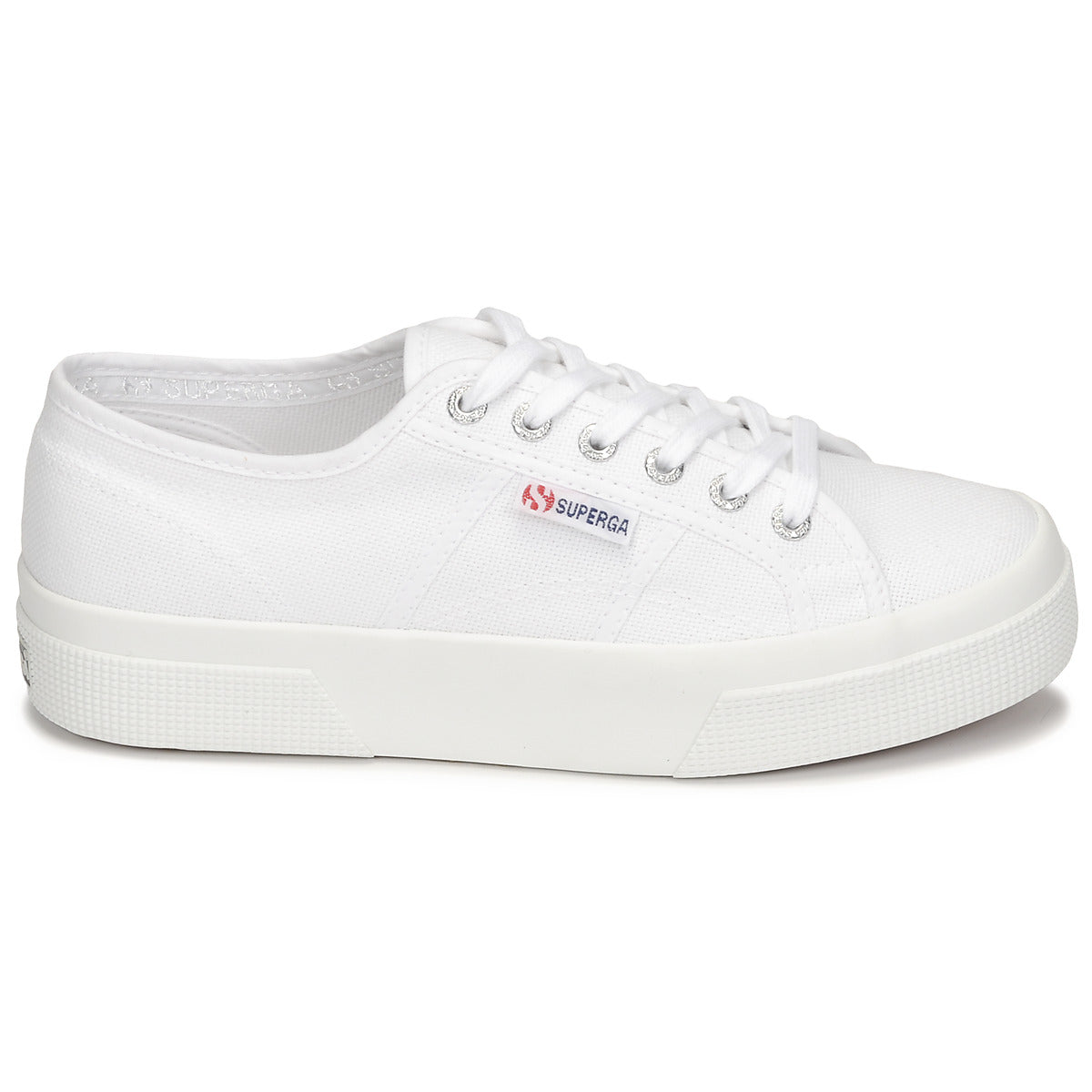 Sneakers basse Donna Superga  2740 COTON PLATFORM  Bianco