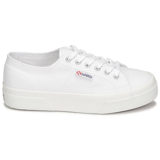 Sneakers basse Donna Superga  2740 COTON PLATFORM  Bianco