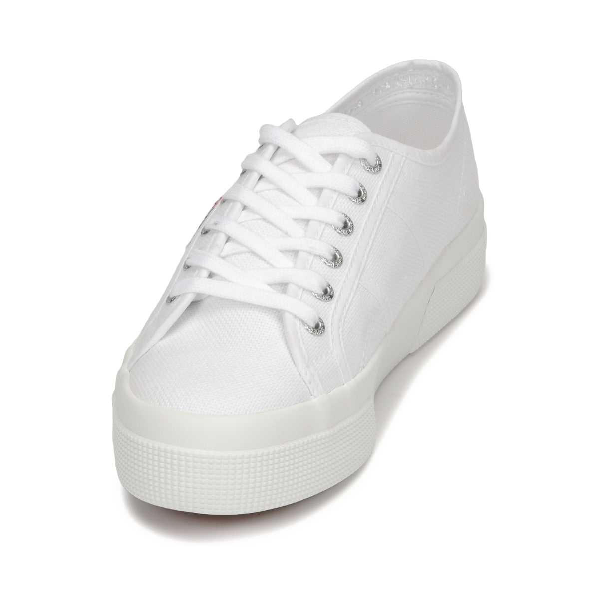 Sneakers basse Donna Superga  2740 COTON PLATFORM  Bianco