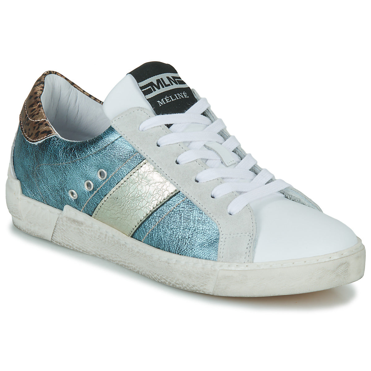 Sneakers basse Donna Meline  NKC166  Blu