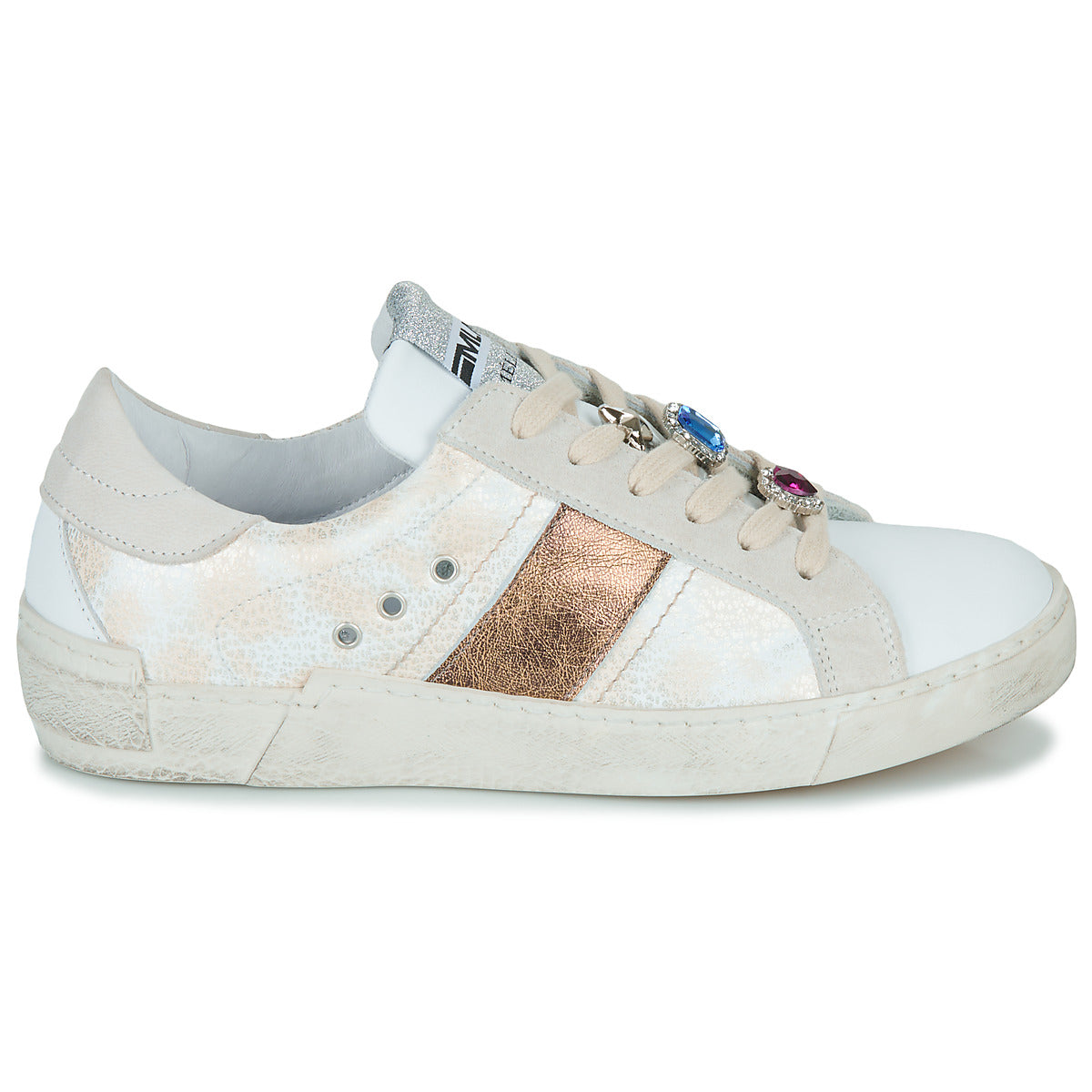 Sneakers basse Donna Meline  NKC167  Bianco