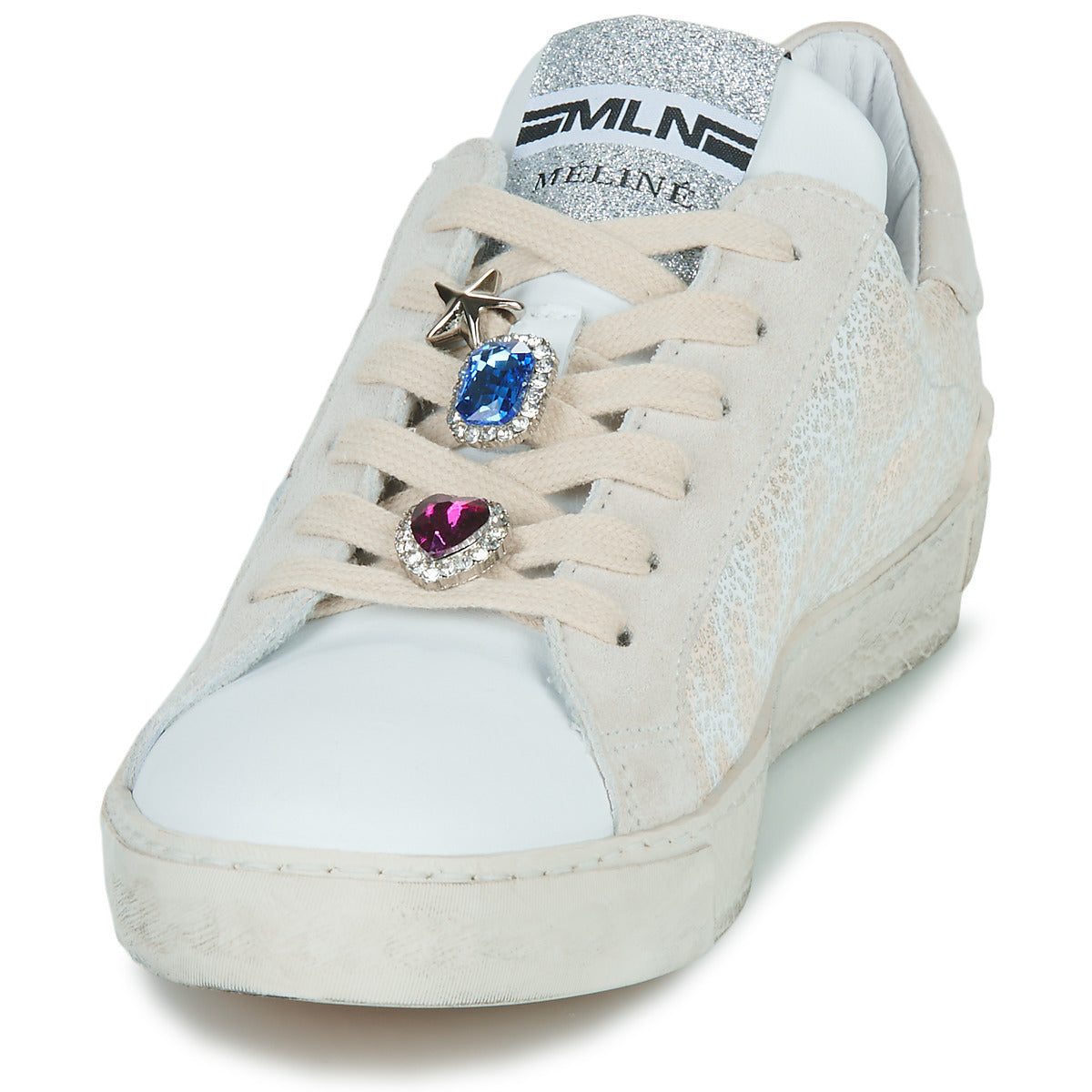 Sneakers basse Donna Meline  NKC167  Bianco