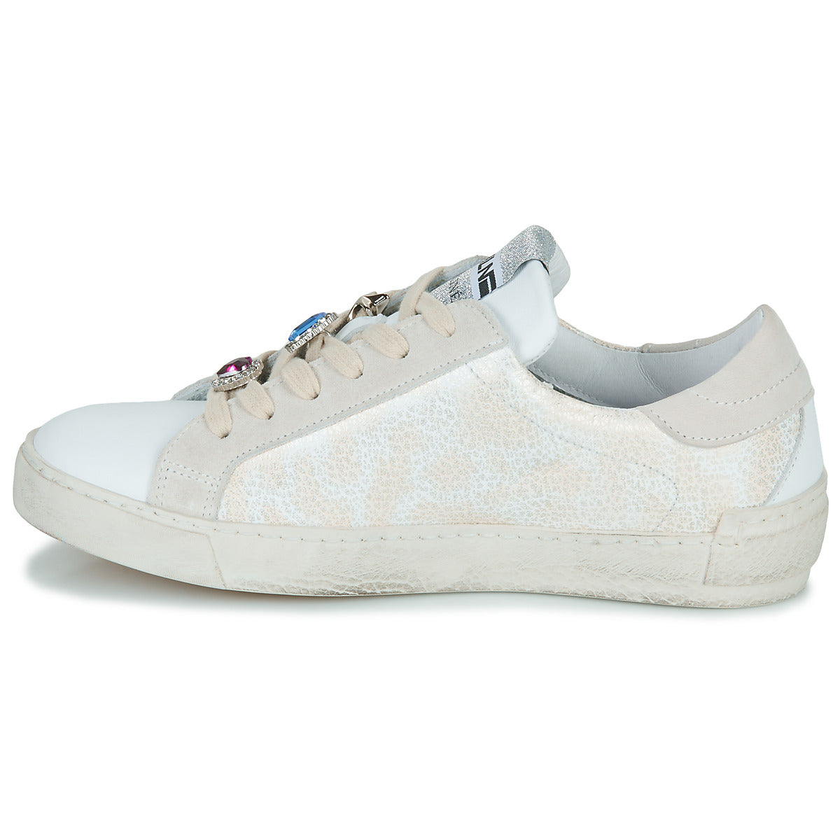 Sneakers basse Donna Meline  NKC167  Bianco