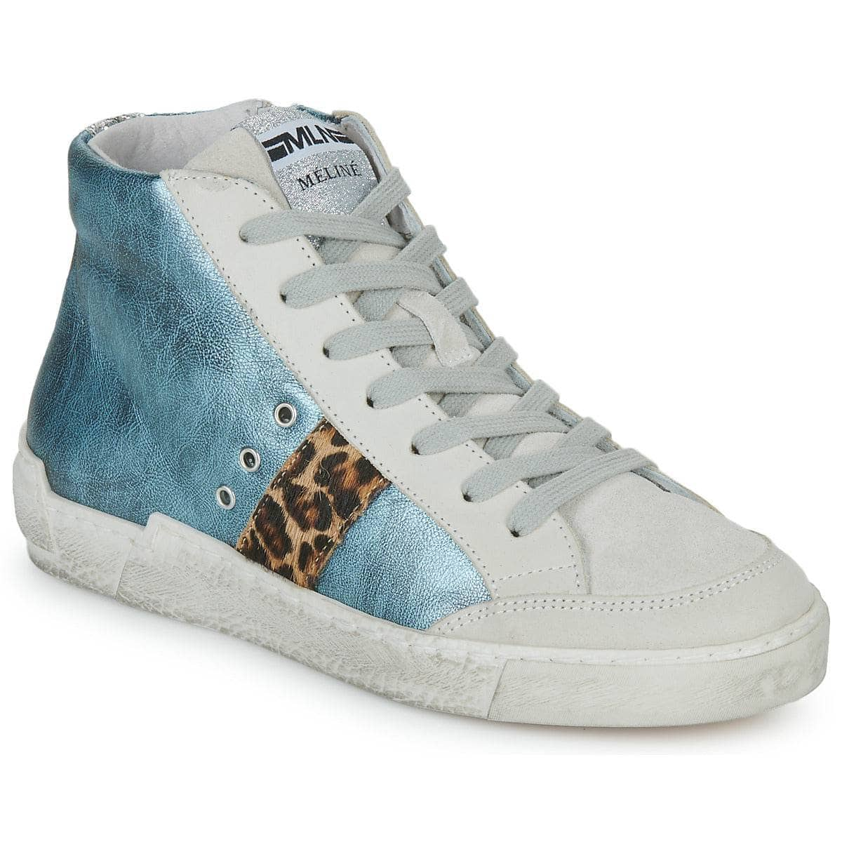 Sneakers alte Donna Meline  NKC1151  Blu