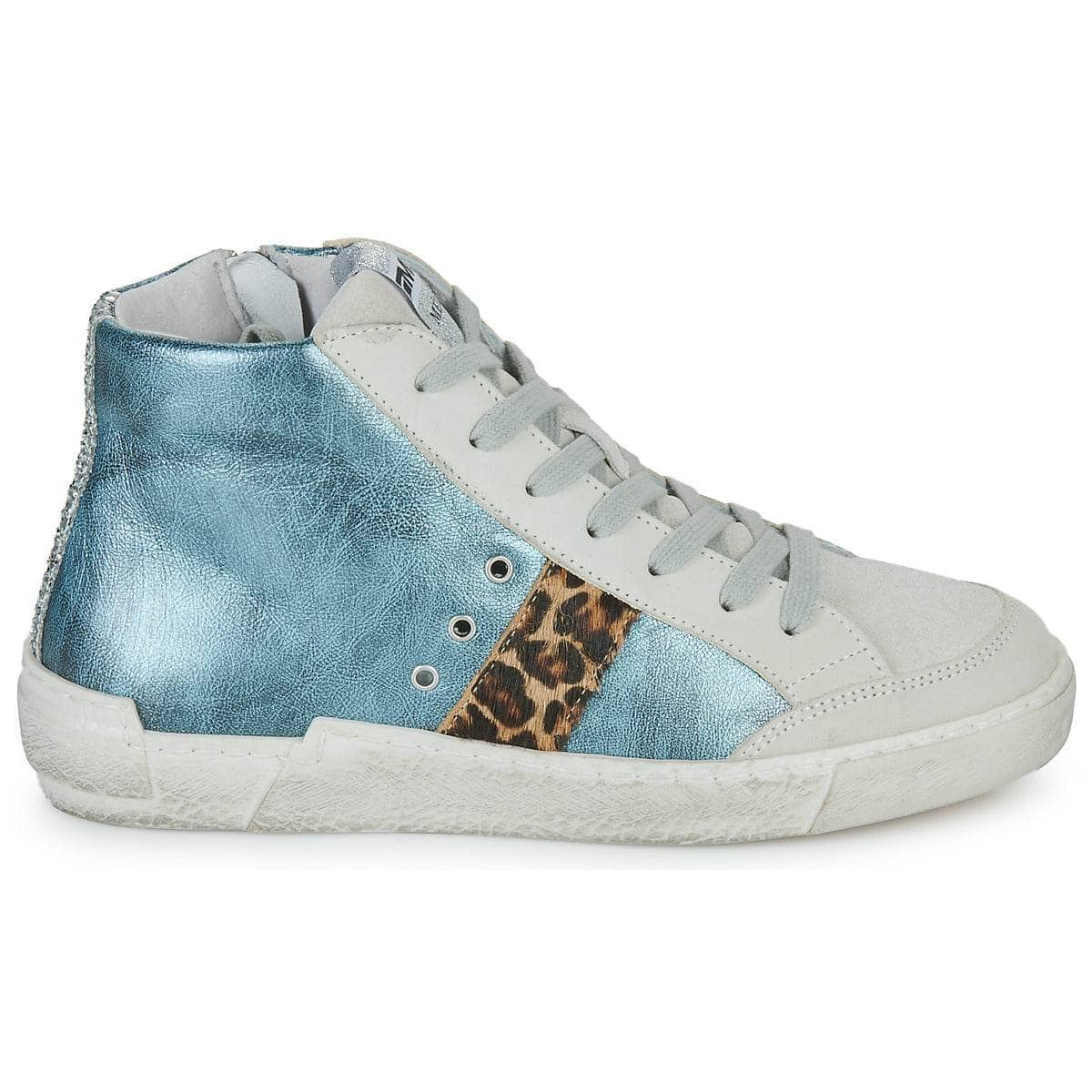 Sneakers alte Donna Meline  NKC1151  Blu