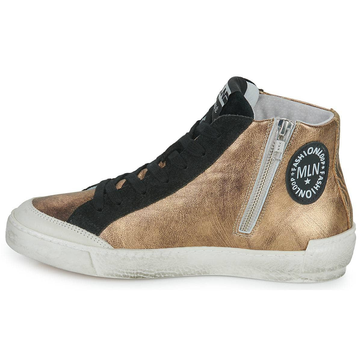 Sneakers alte Donna Meline  NKC1151  Oro