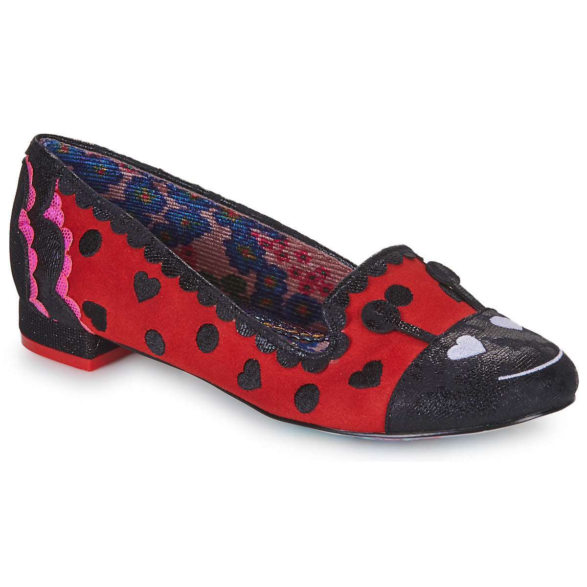 Ballerine Donna Irregular Choice  BUG IT UP  Rosso