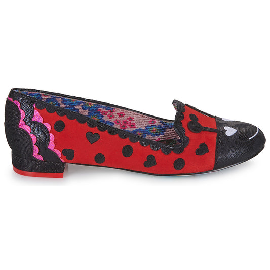 Ballerine Donna Irregular Choice  BUG IT UP  Rosso